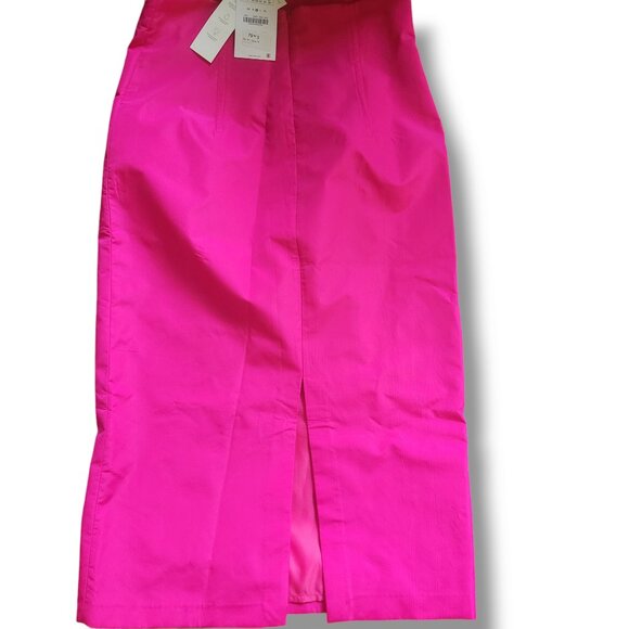 BNWT Zara Fuschia Pencil Skirt, sz Medium - Picture 6 of 10